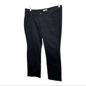 Coldwater Creek Modern Fit Black Jeans Sz 16